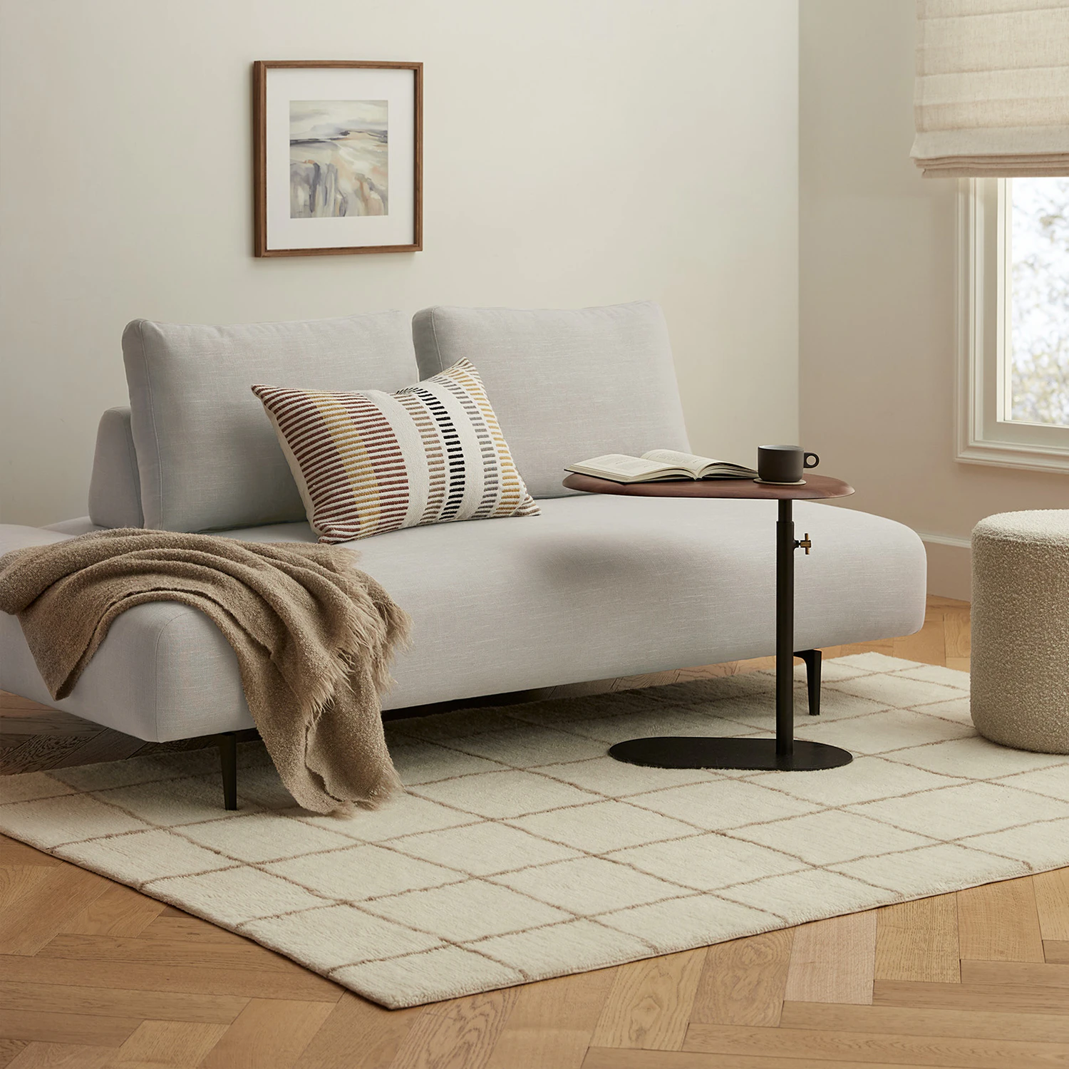 Portima C Side Table - Walnut